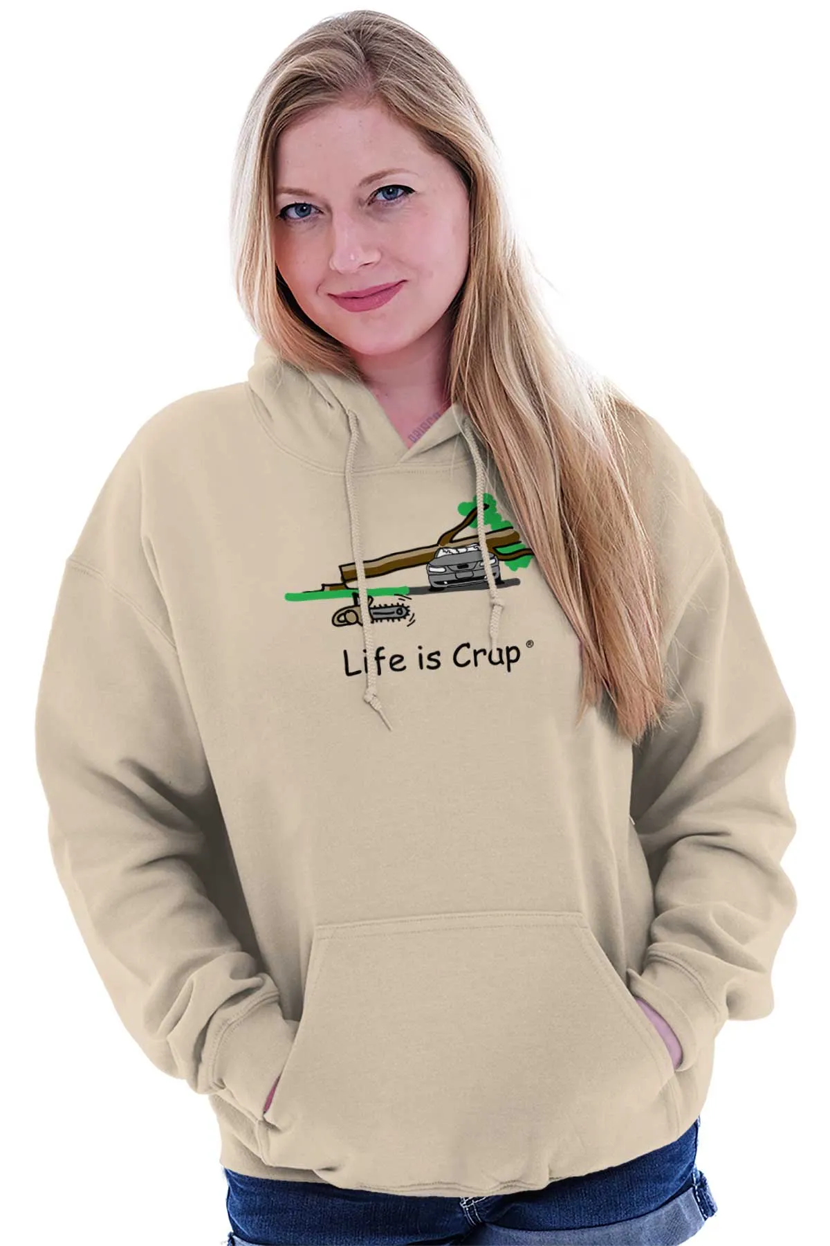 Tree On Car Hoodie