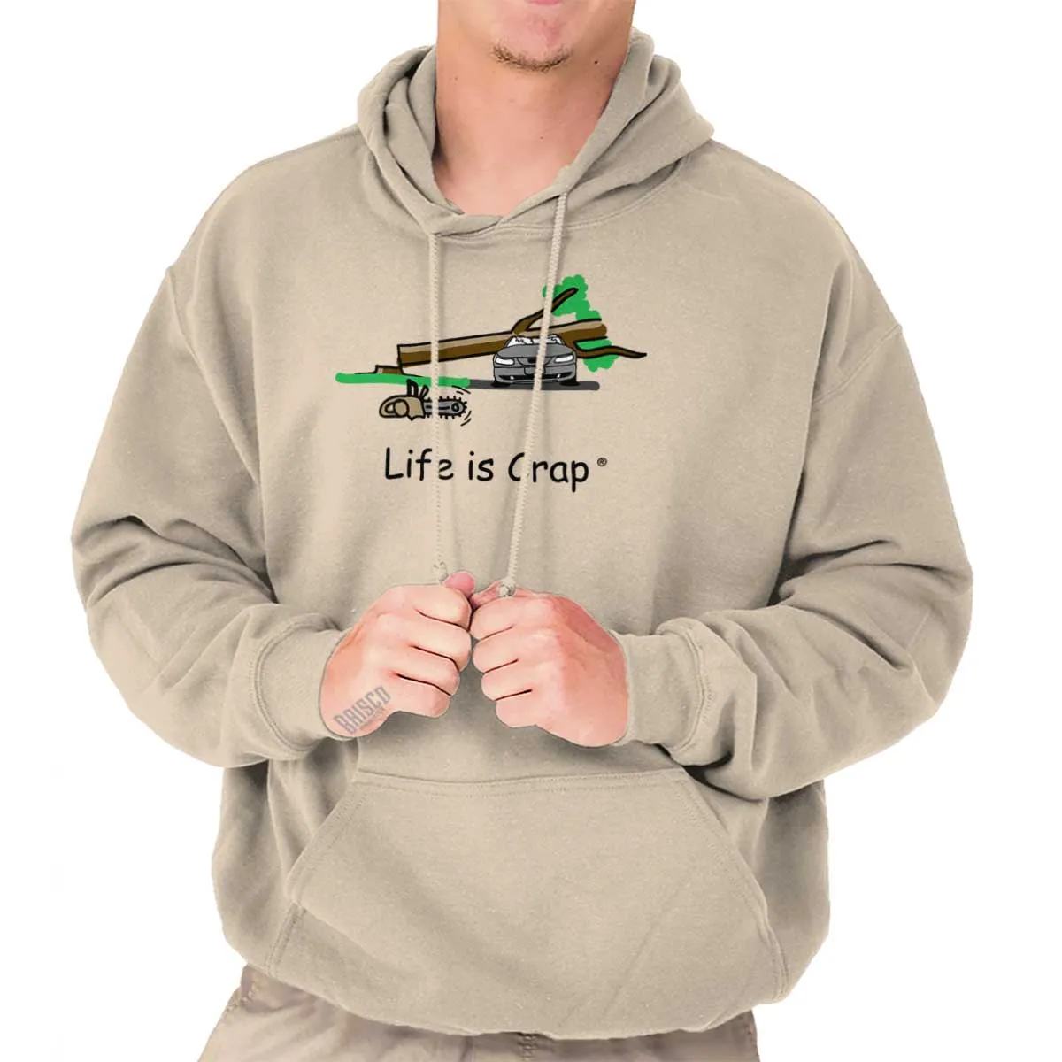 Tree On Car Hoodie