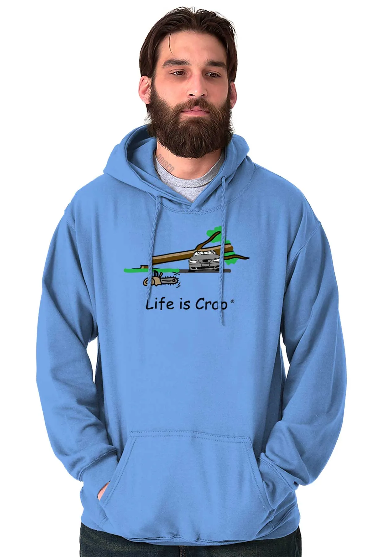 Tree On Car Hoodie