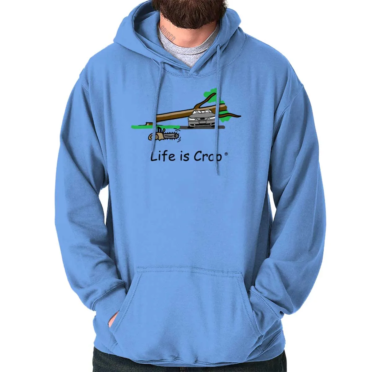 Tree On Car Hoodie