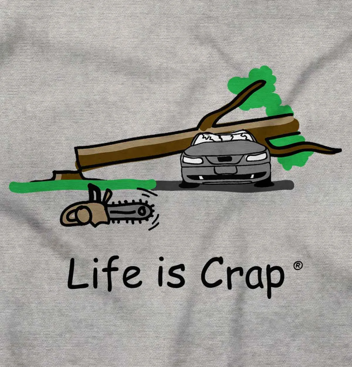 Tree On Car Hoodie