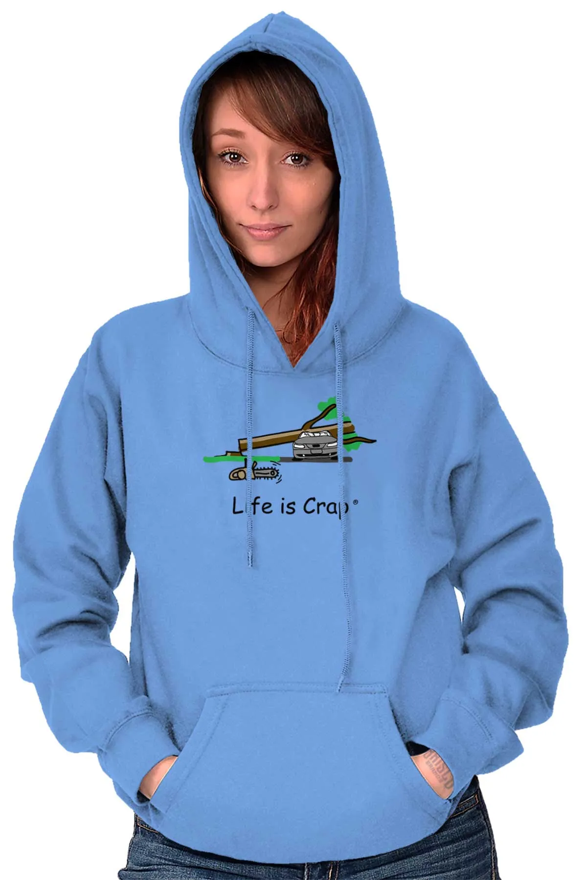 Tree On Car Hoodie