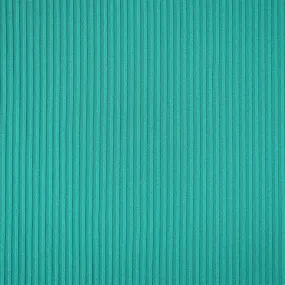 Turquoise Poly Stretch Spandex 3x2 Rib Knit Fabric