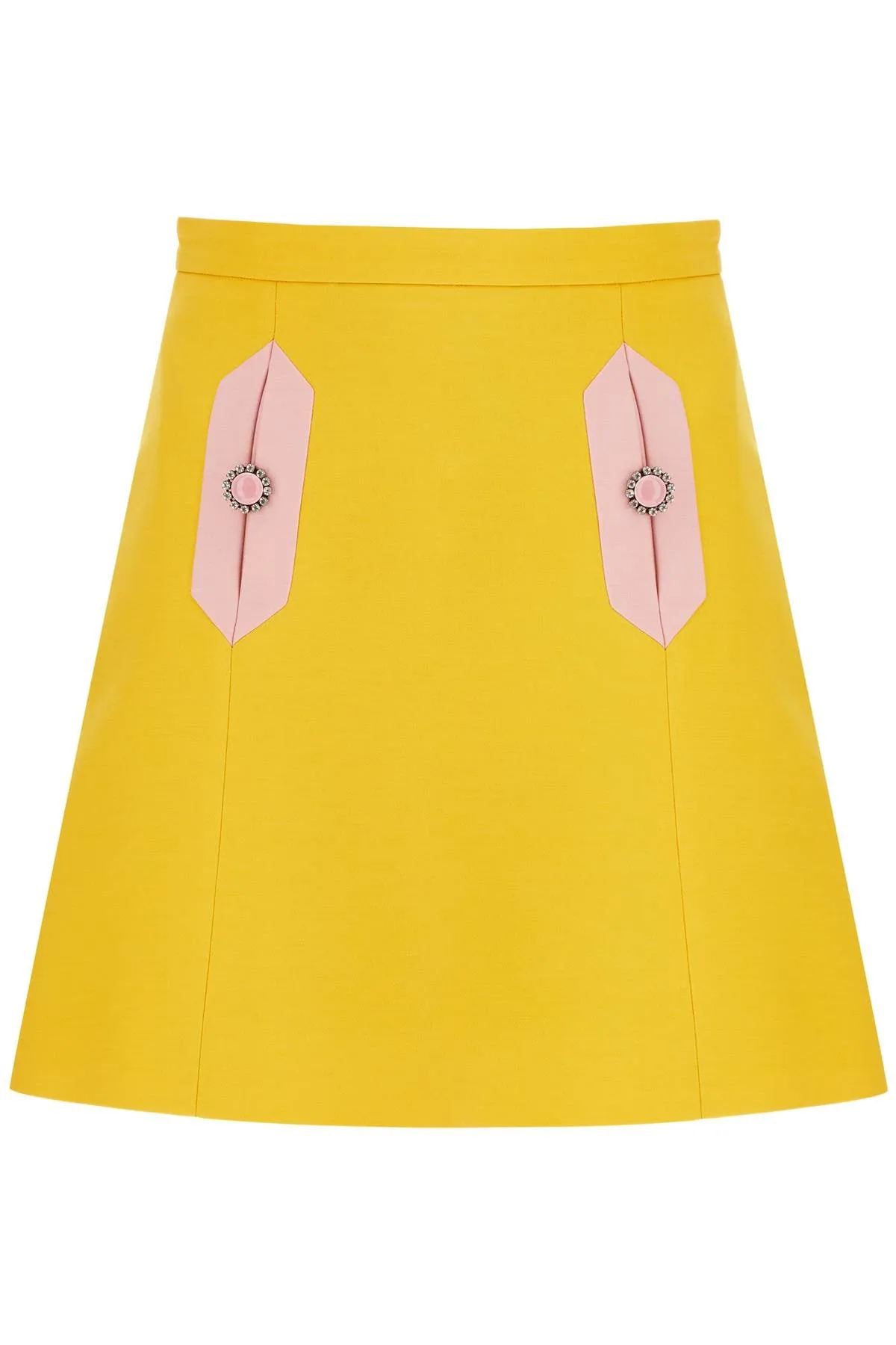 Valentino Garavani Wool And Silk Mini Skirt