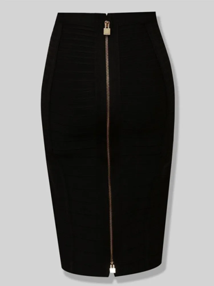 Women Elastic Bodycon Summer Pencil Skirt