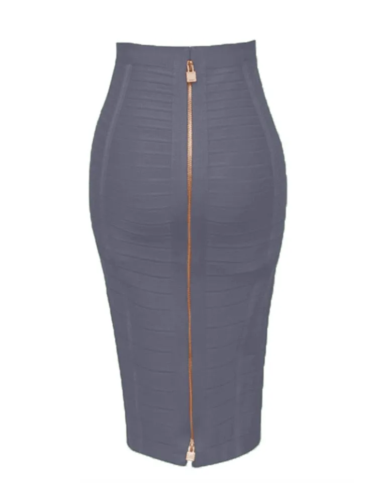 Women Elastic Bodycon Summer Pencil Skirt