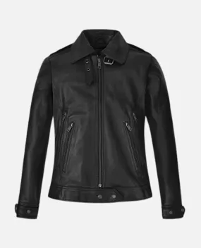 Women's Black Moto Leather Jackets