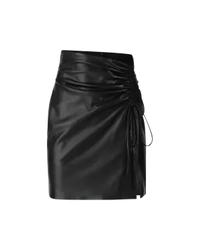 Zow Vegan Leather Mini Skirt